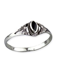 Silberring mit schwarzem Onyx - vergleichen und g&uuml;nstig kaufen